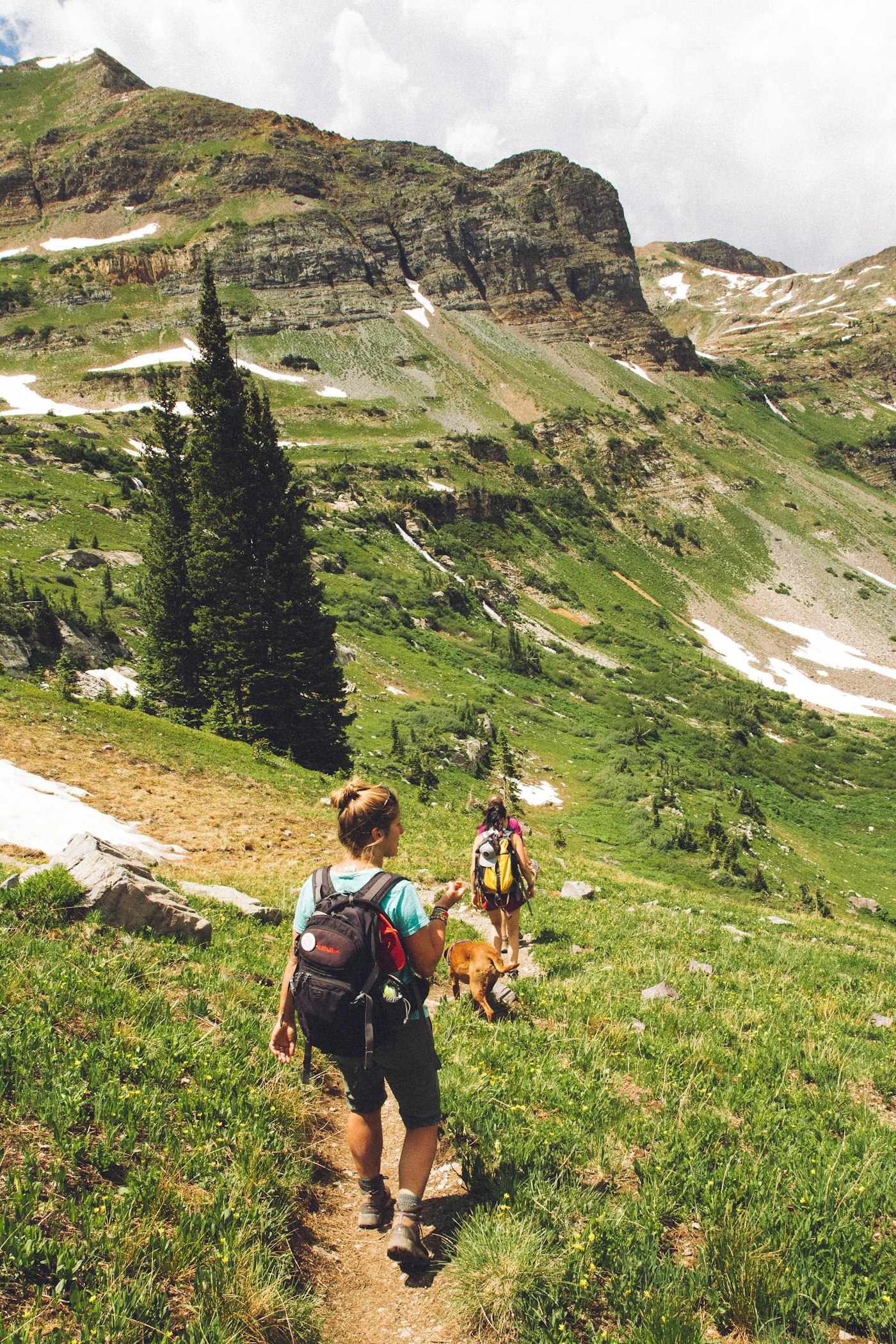 Someone walking in nature