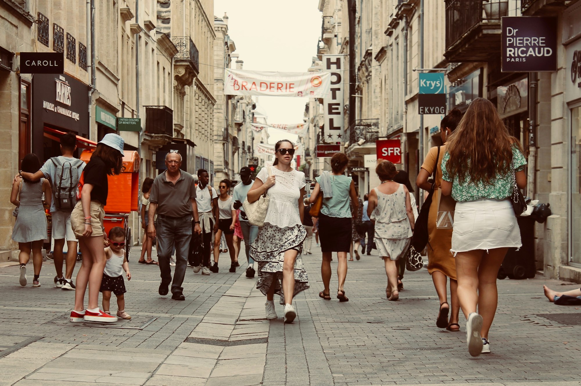 People walking in the city