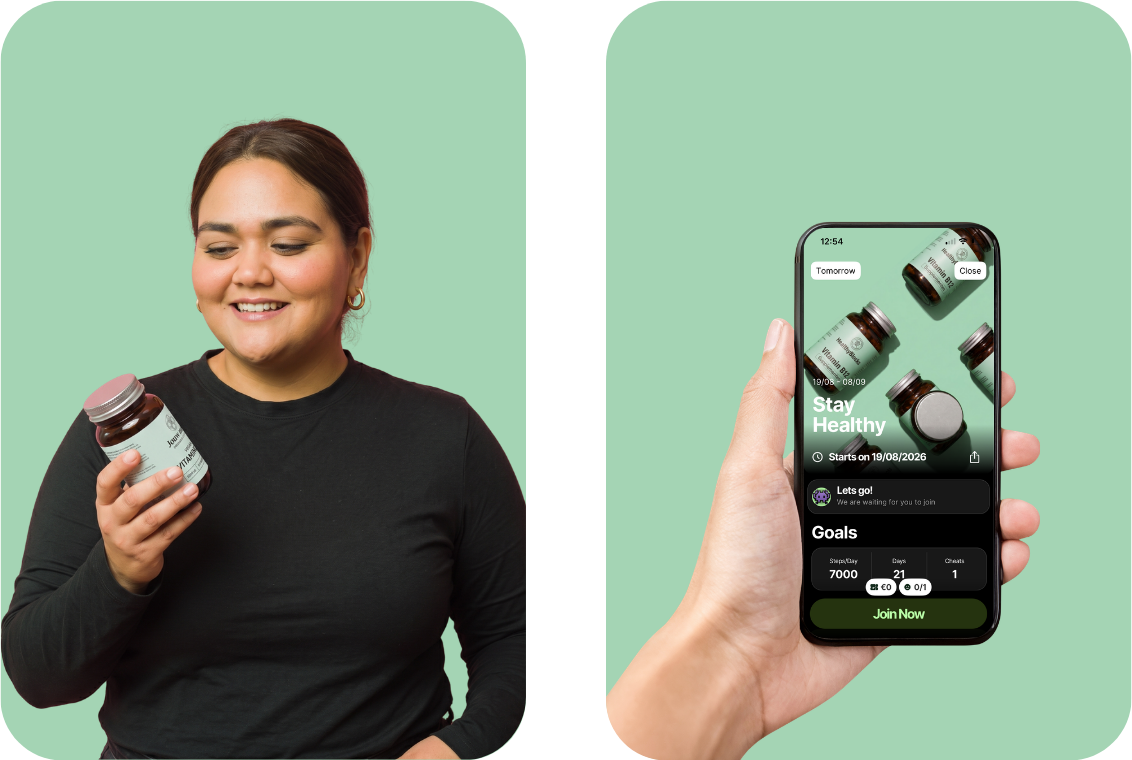 Stay Healthy challenge in the app