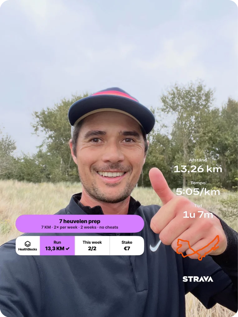Straight onto a Strava post.